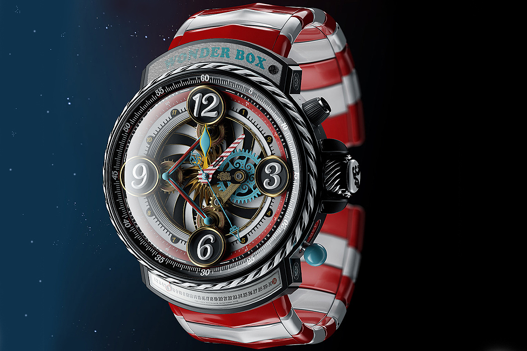 Wonder box，Watch design，3D modeling，