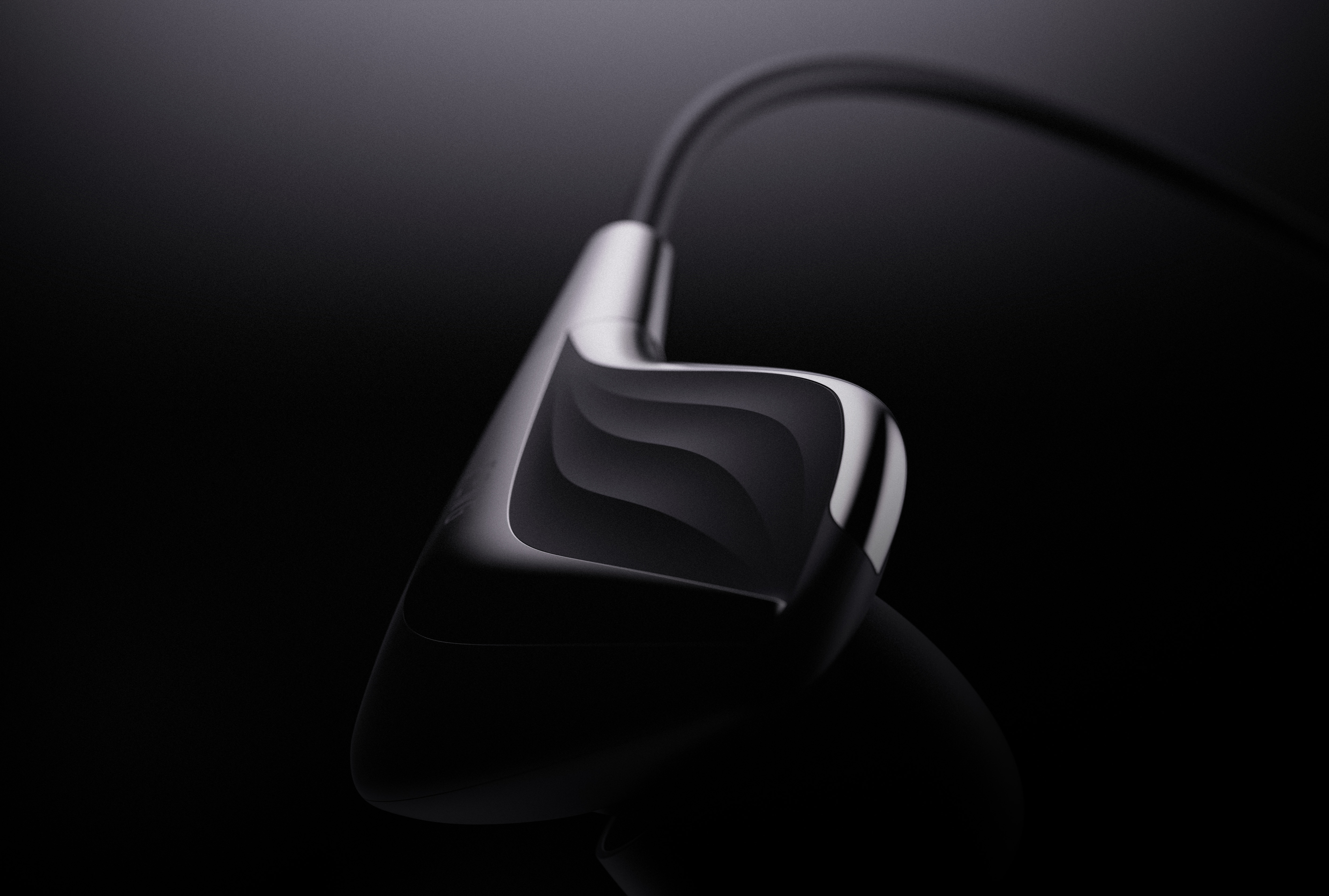 headset，flow，curve，silver，Zaha，