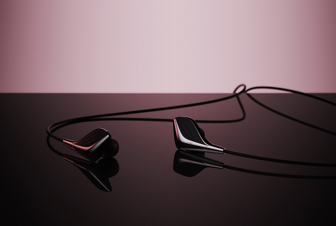 headset，flow，curve，silver，Zaha，