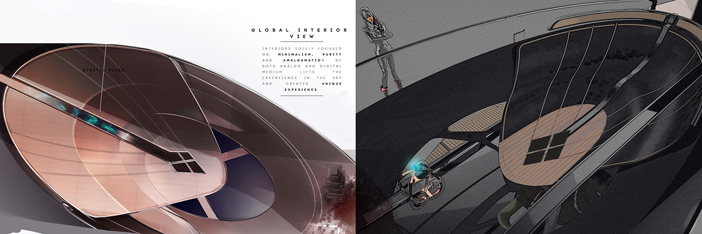 opule，Cool，future，conceptual design，Motor airship，