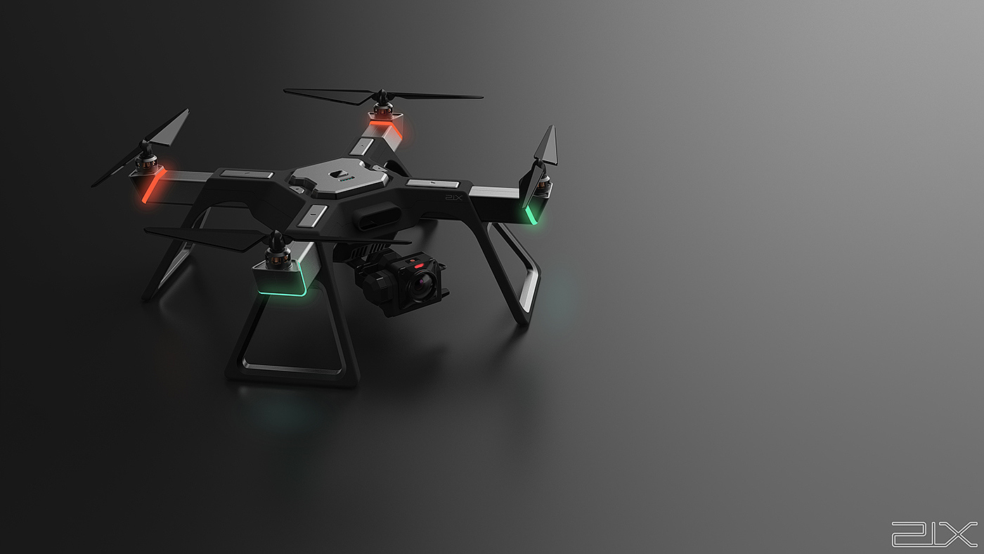 21x，drone，无人机，产品设计，