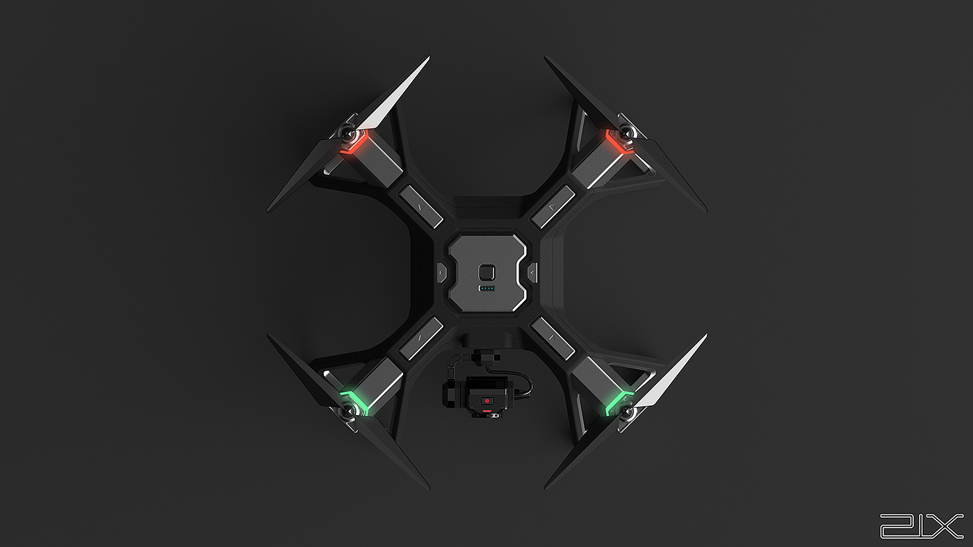 21x，drone，无人机，产品设计，
