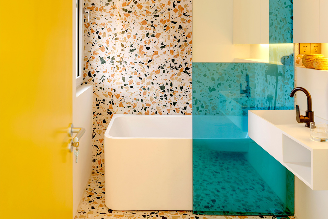 Bathroom design，Extremely simple wind，Buddhist mood，