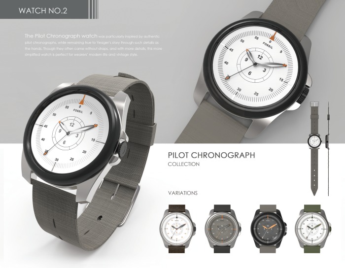 Wrist watch，Keepsake，hero，pilot，Chuck Yeager ，