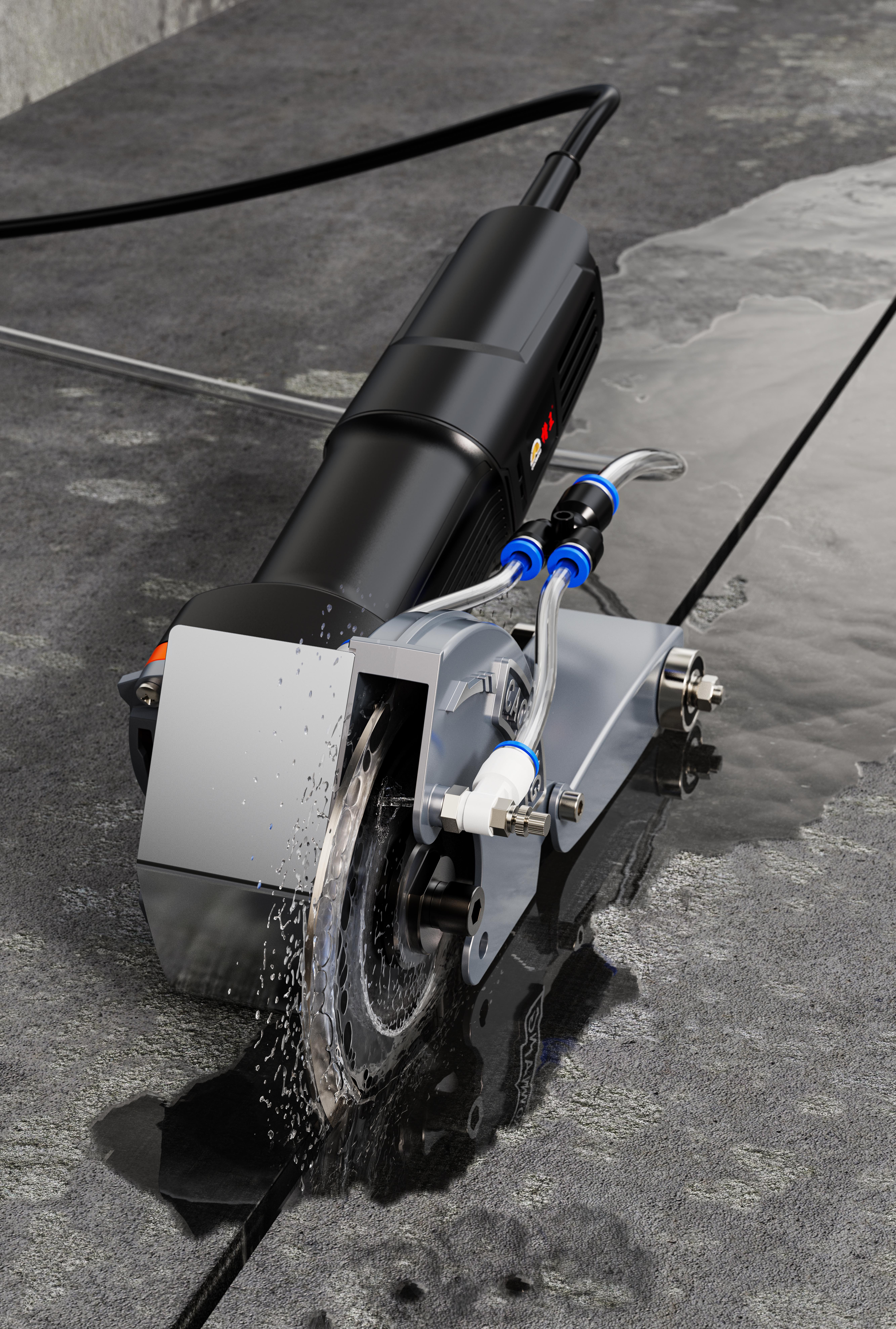 Angle grinder，Slotting machine，Electric tool，Hardware tools，Keyshot rendering，