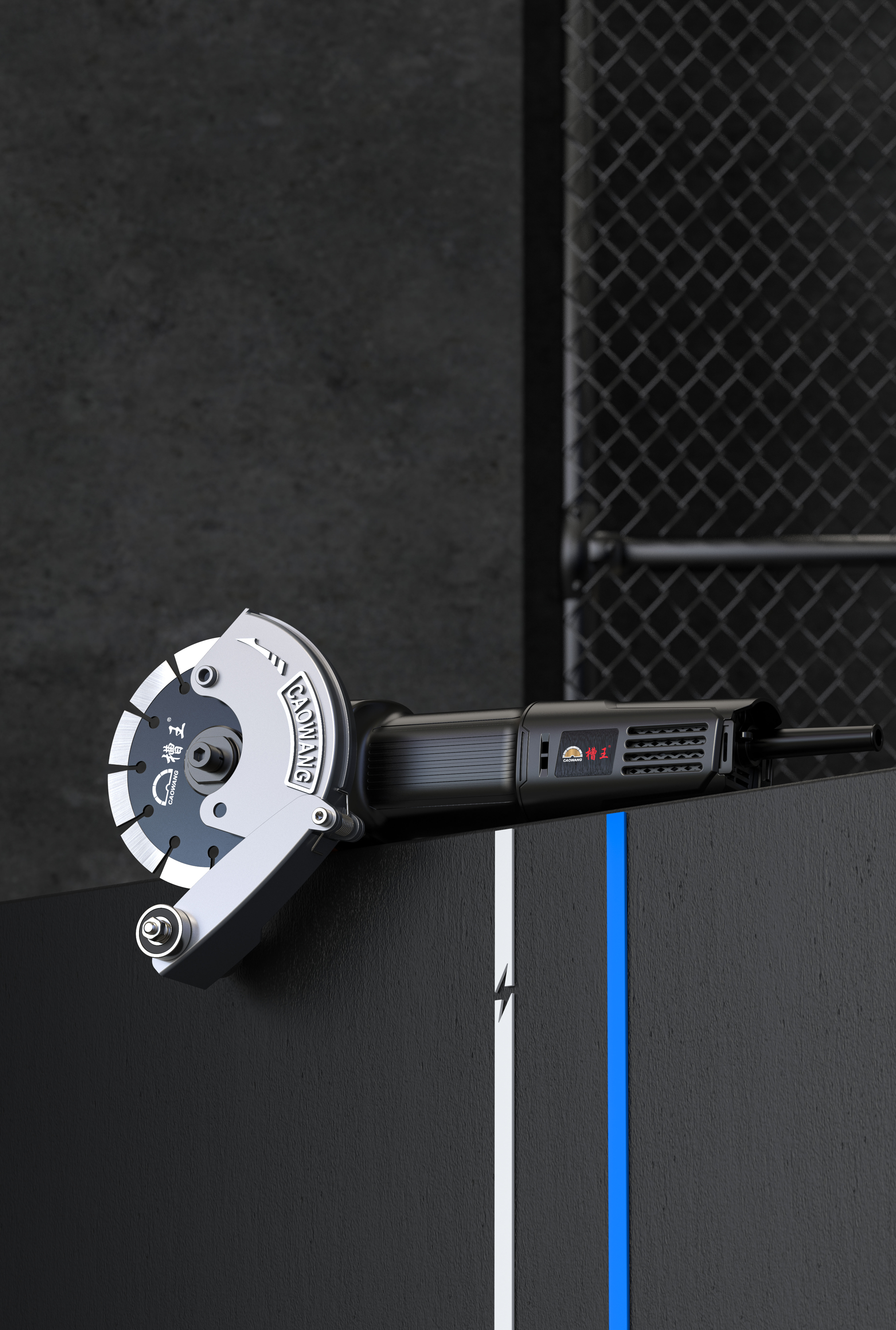 Angle grinder，Slotting machine，Electric tool，Hardware tools，Keyshot rendering，