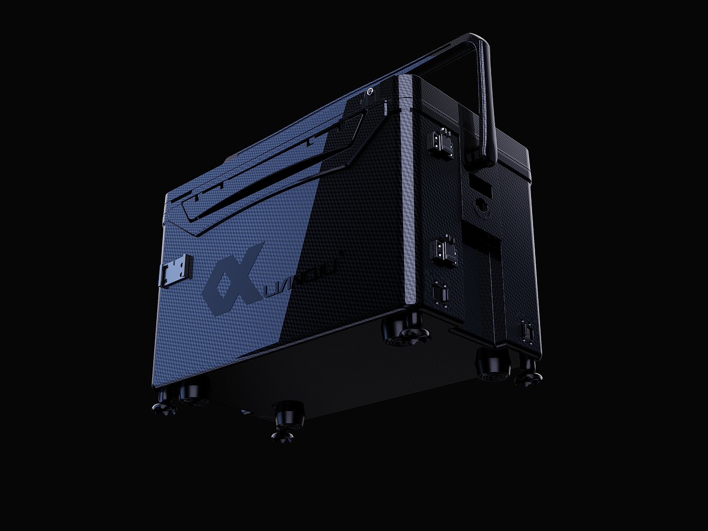 Fishing box，keyshot，design sketch，