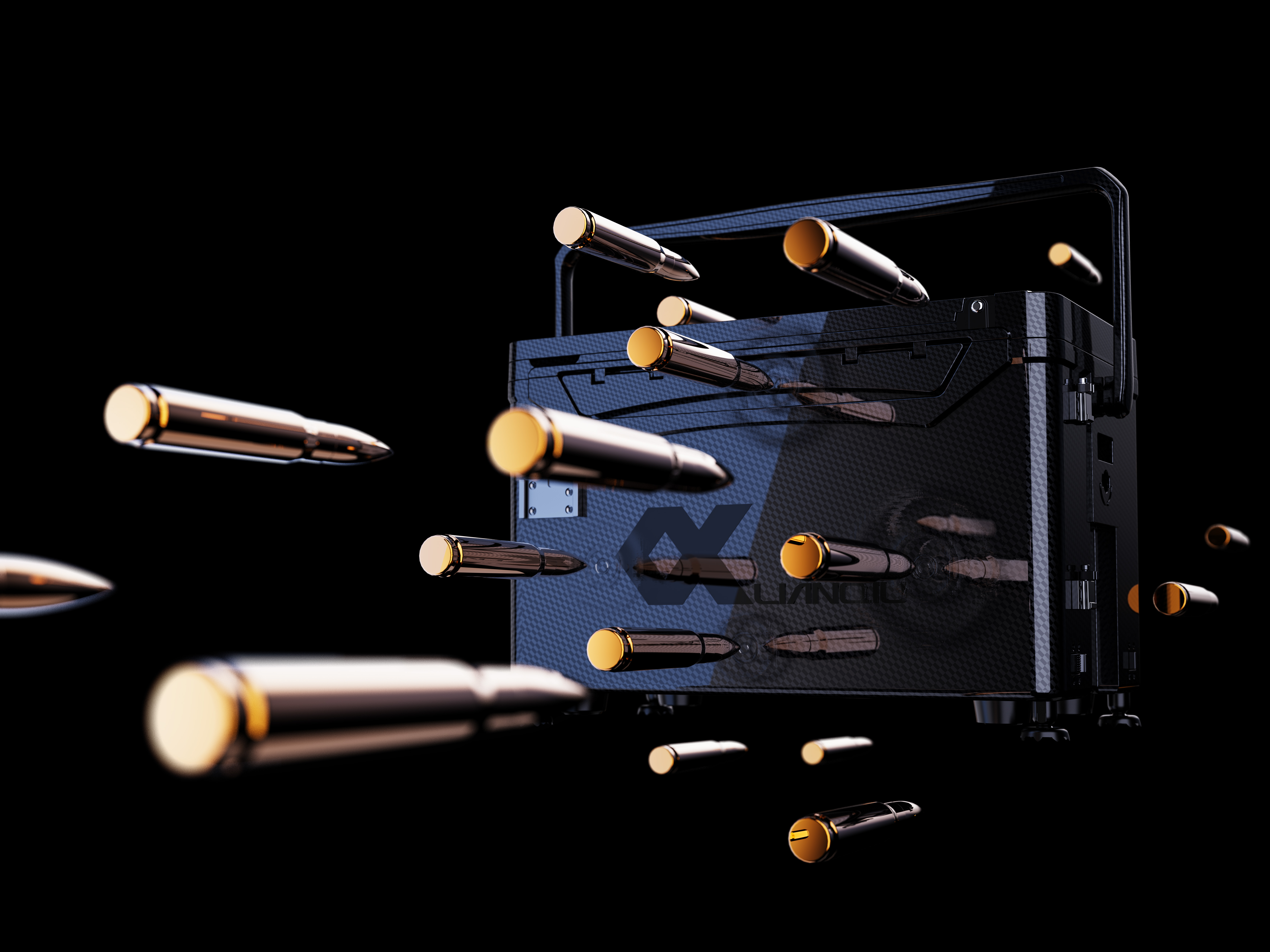 Fishing box，keyshot，design sketch，
