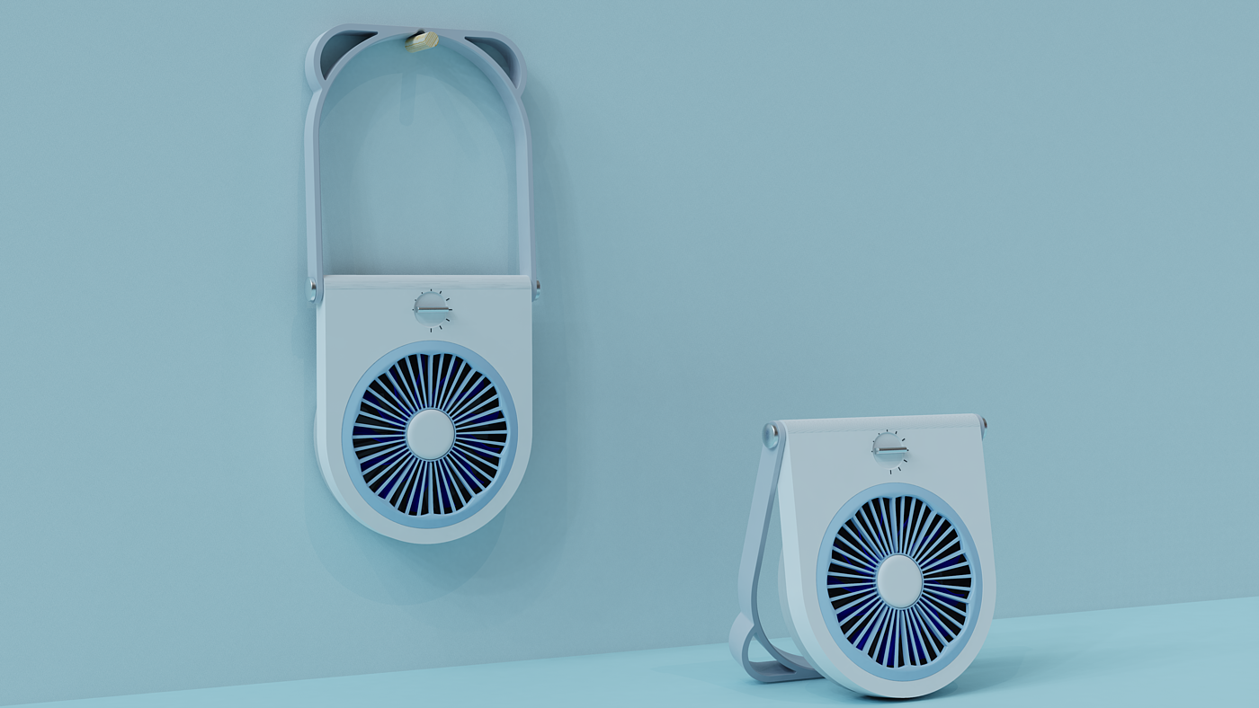 product design，industrial design，Small fan，Fan，