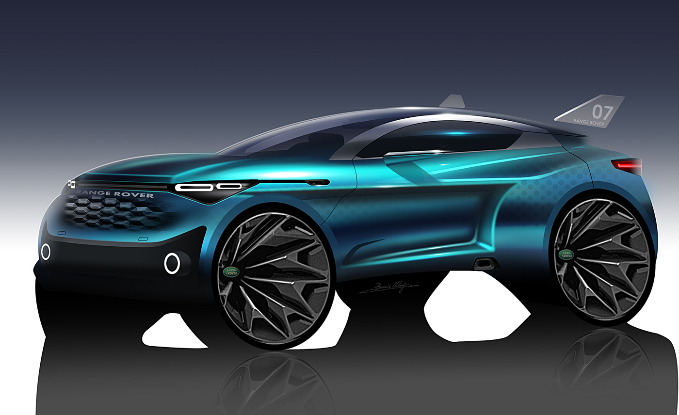 Land Rover，suv，Automobile design，Render，
