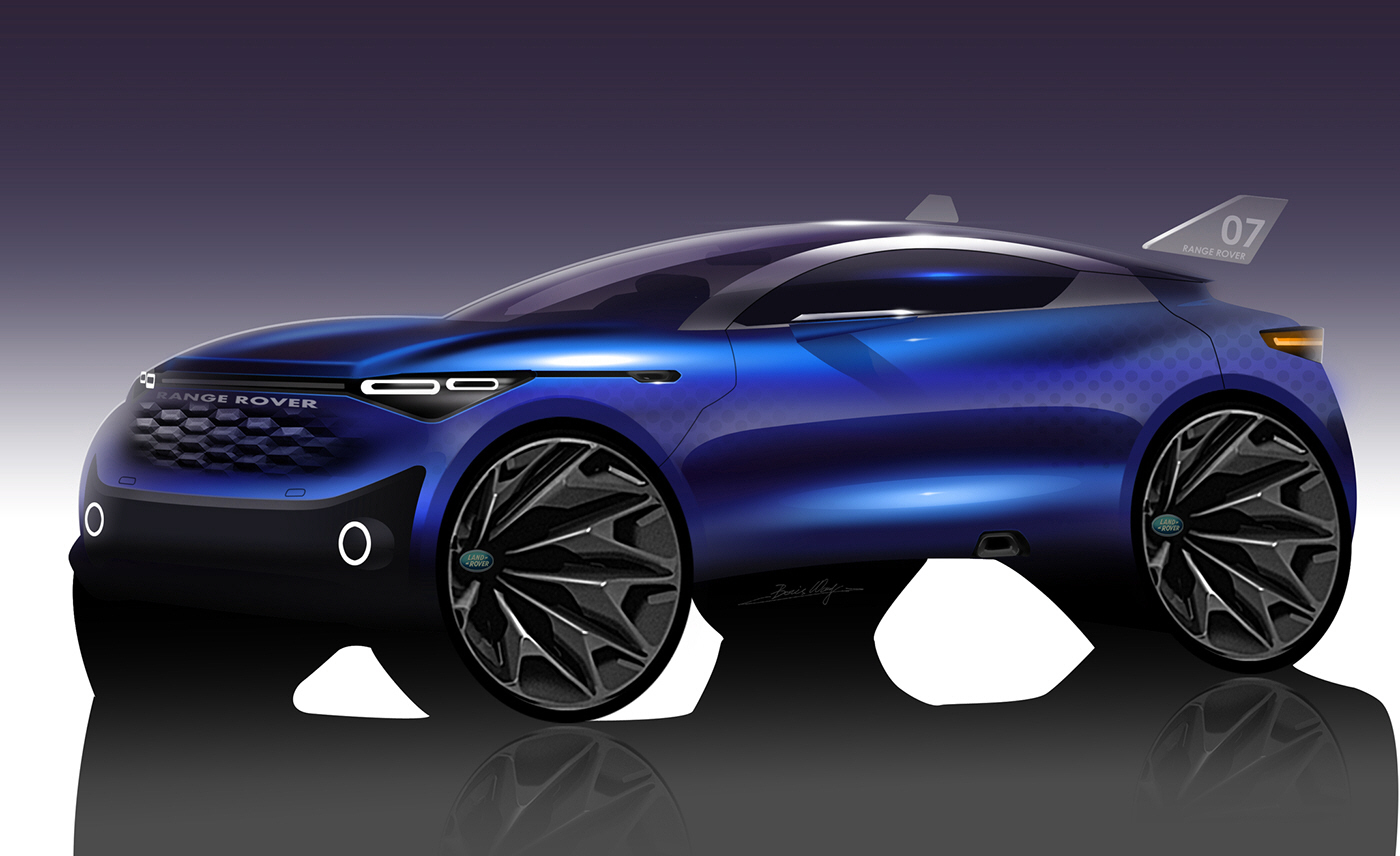 Land Rover，suv，Automobile design，Render，