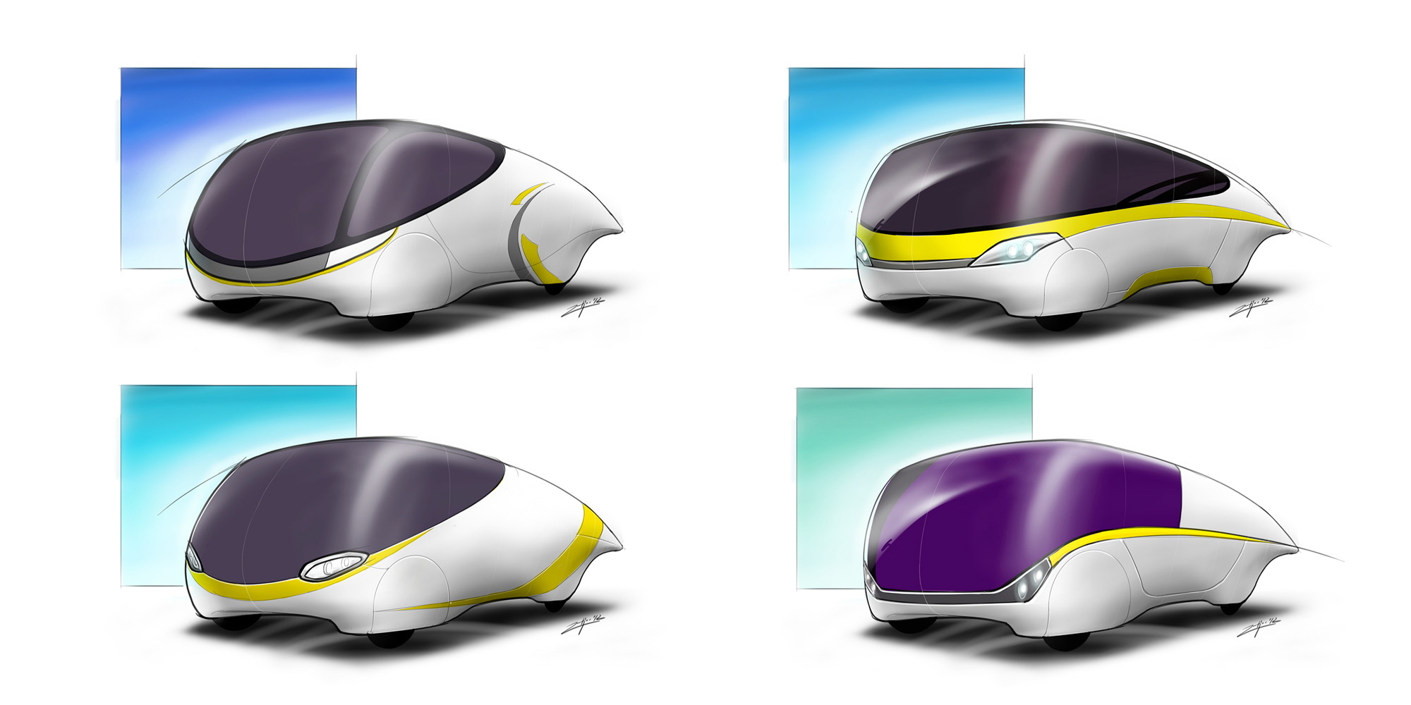 solar energy，Automobile design，conceptual design，Model，