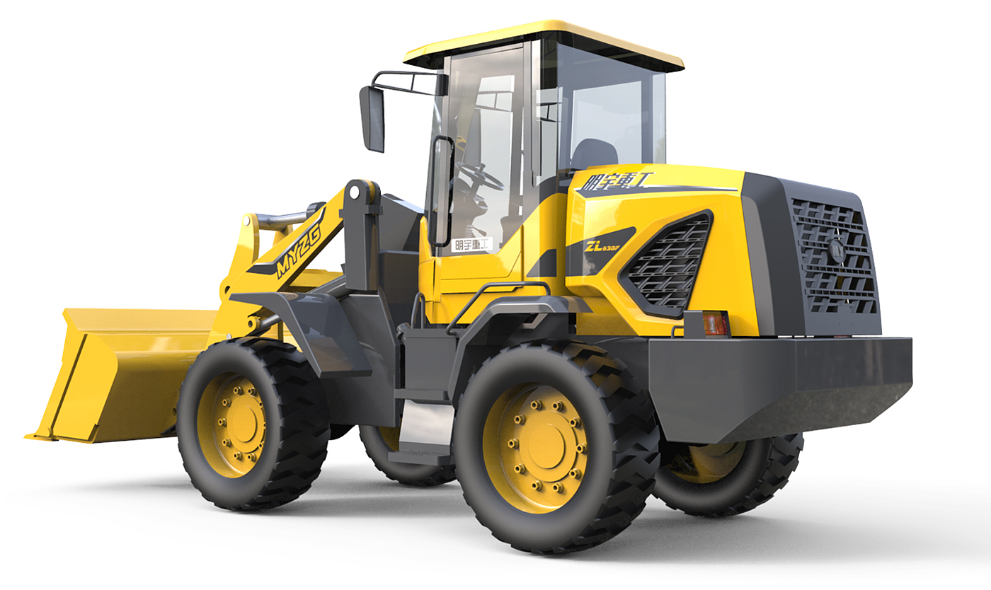 industrial design，construction machinery，Loader，Appearance design，Coating design，Color matching，Tools and equipment，