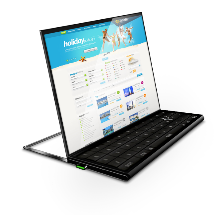 Samsung，conceptual design，Notebook computer，Foldable，Portable，Design ideas，complete，