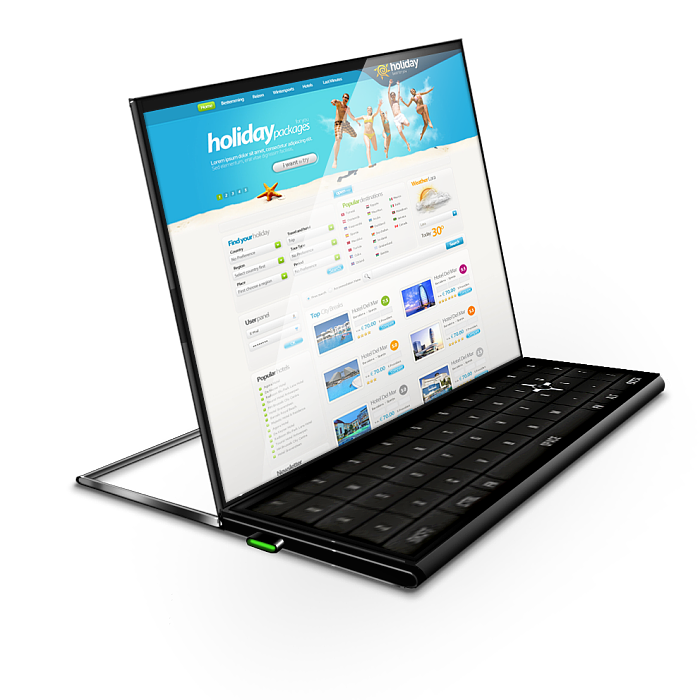 Samsung，conceptual design，Notebook computer，Foldable，Portable，Design ideas，complete，