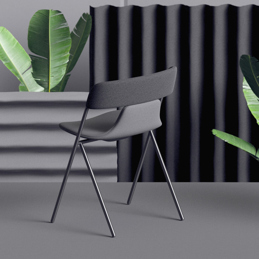 Desi stackable chair，chair，furniture，originality，