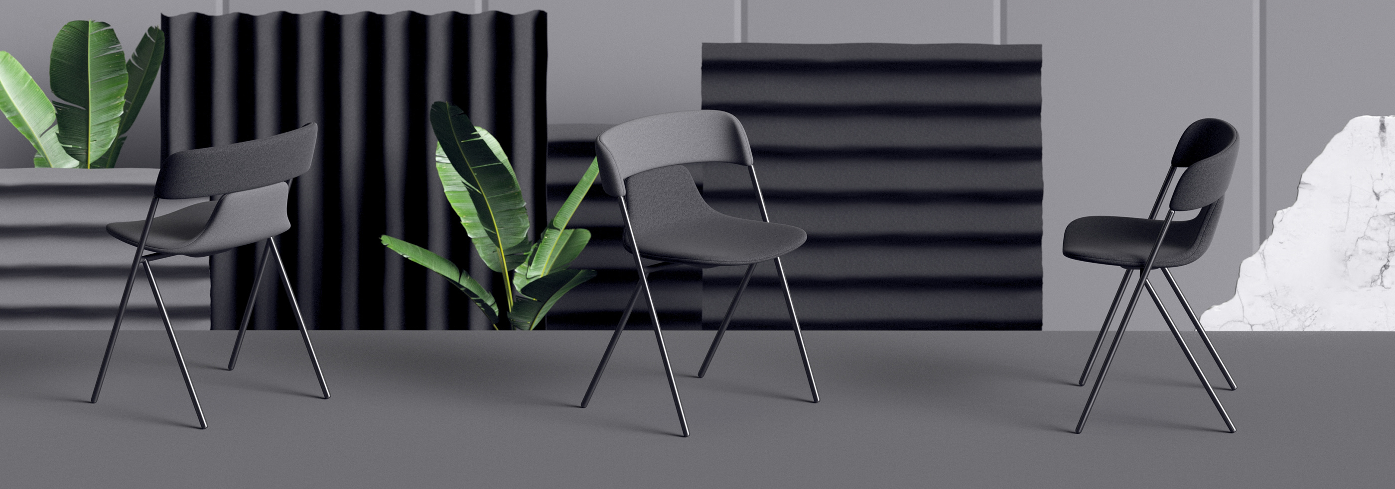 Desi stackable chair，chair，furniture，originality，