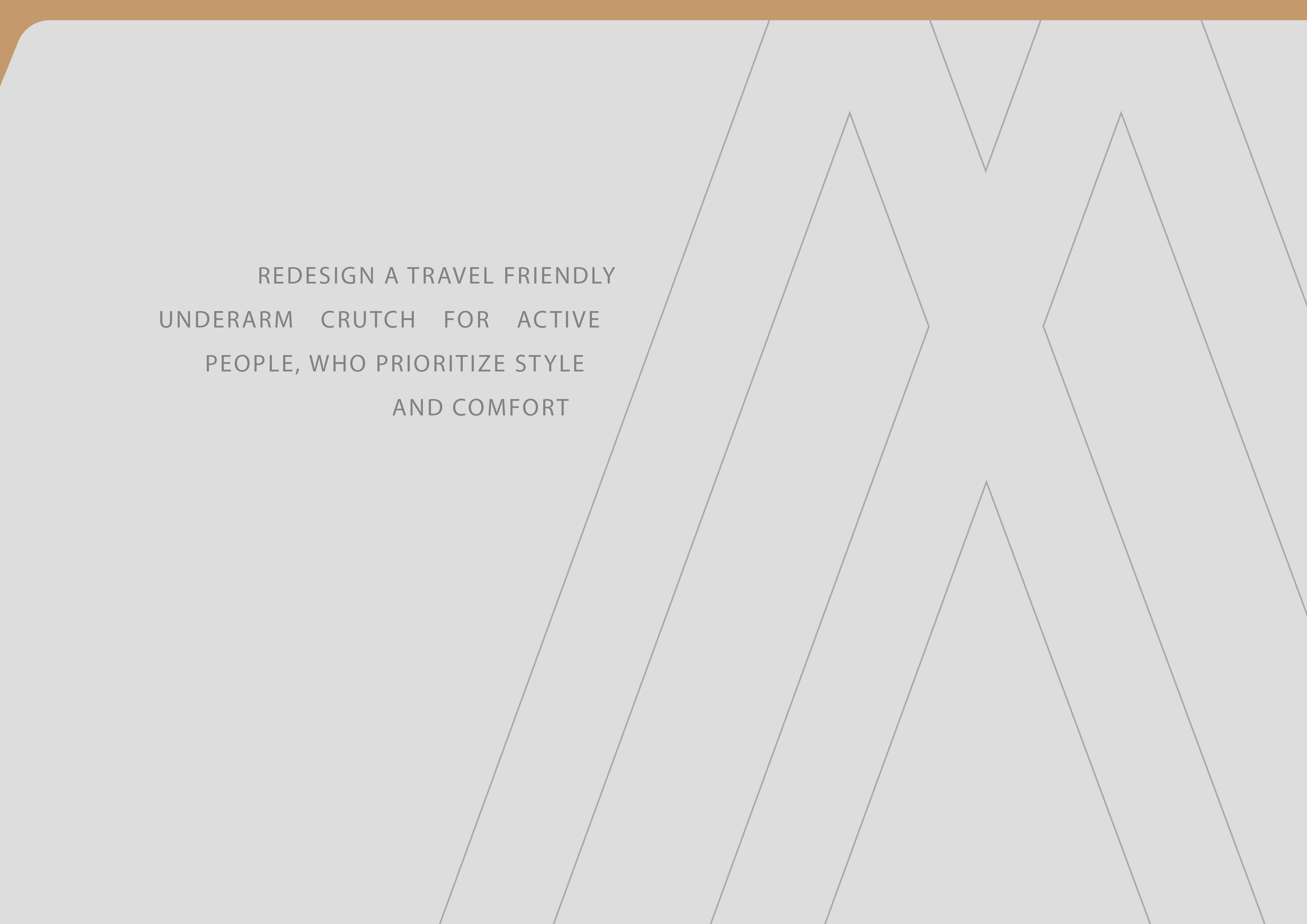 Crutch design，Better experience，gorgeous，Disabled，Medical assistance，tool，