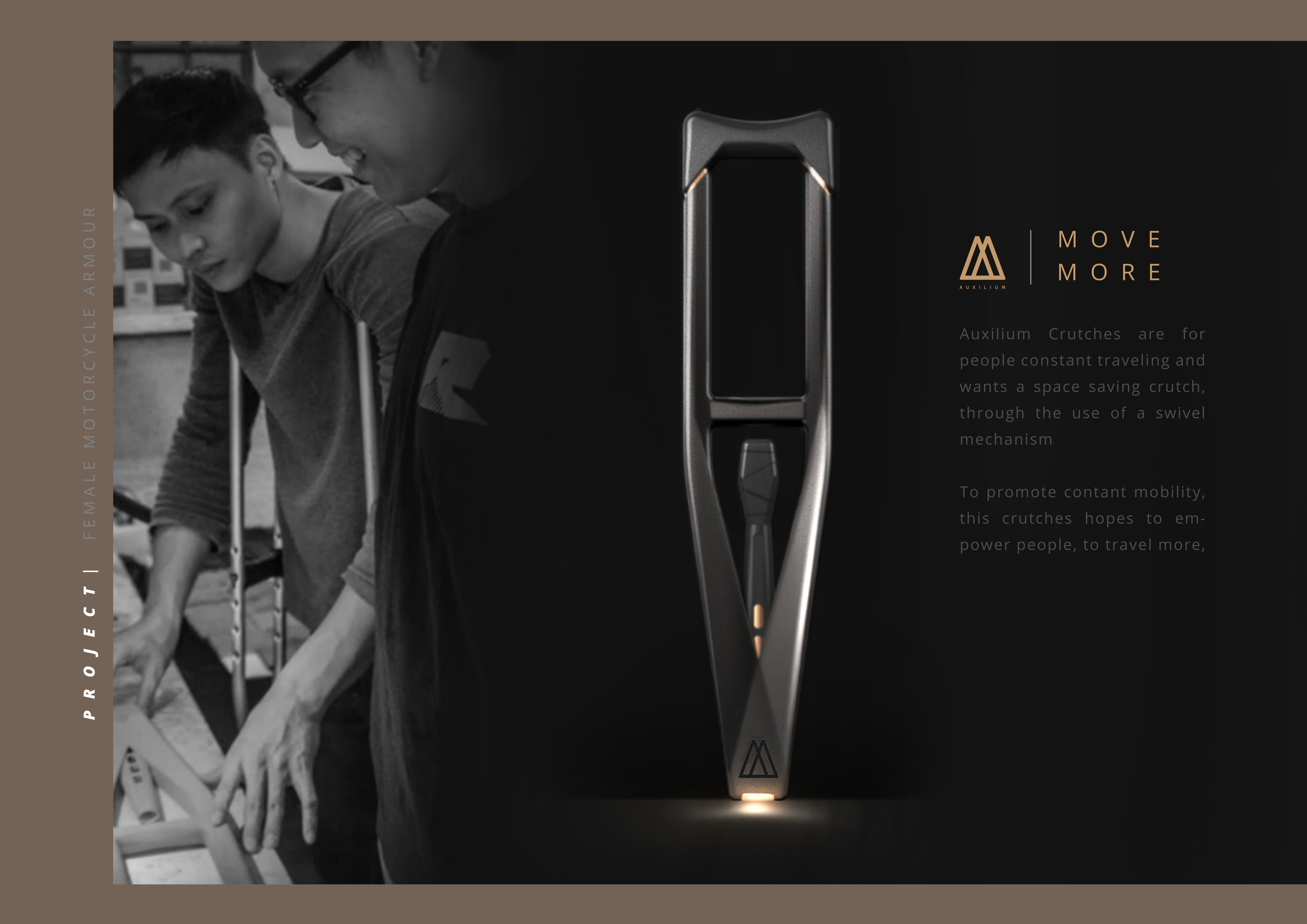 Crutch design，Better experience，gorgeous，Disabled，Medical assistance，tool，