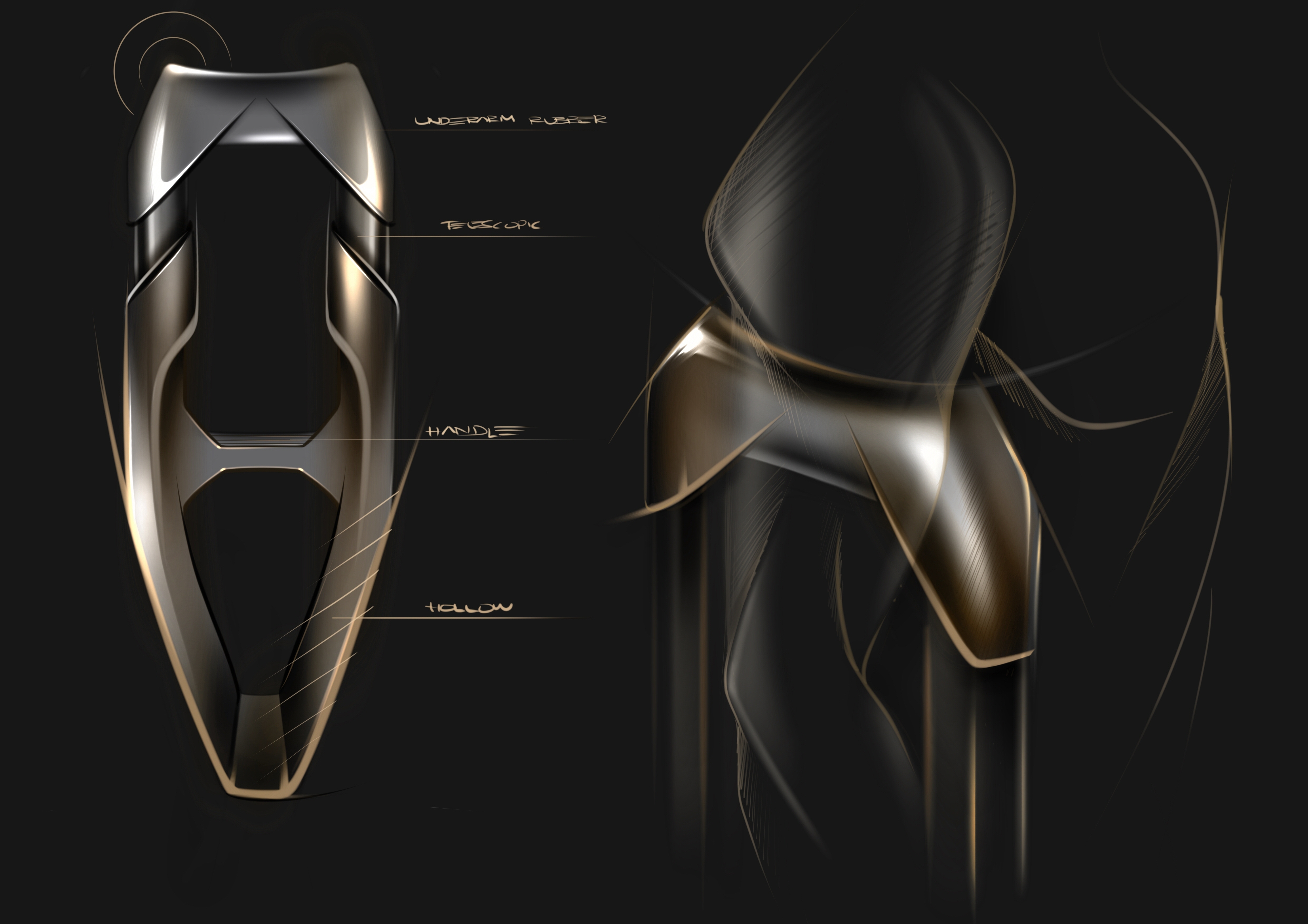 Crutch design，Better experience，gorgeous，Disabled，Medical assistance，tool，