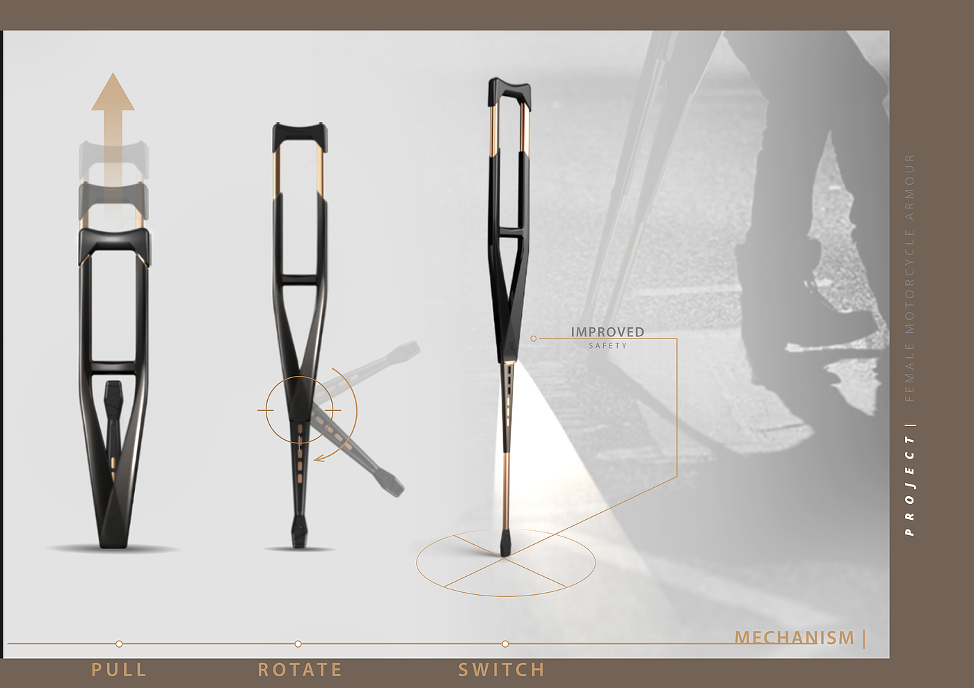 Crutch design，Better experience，gorgeous，Disabled，Medical assistance，tool，