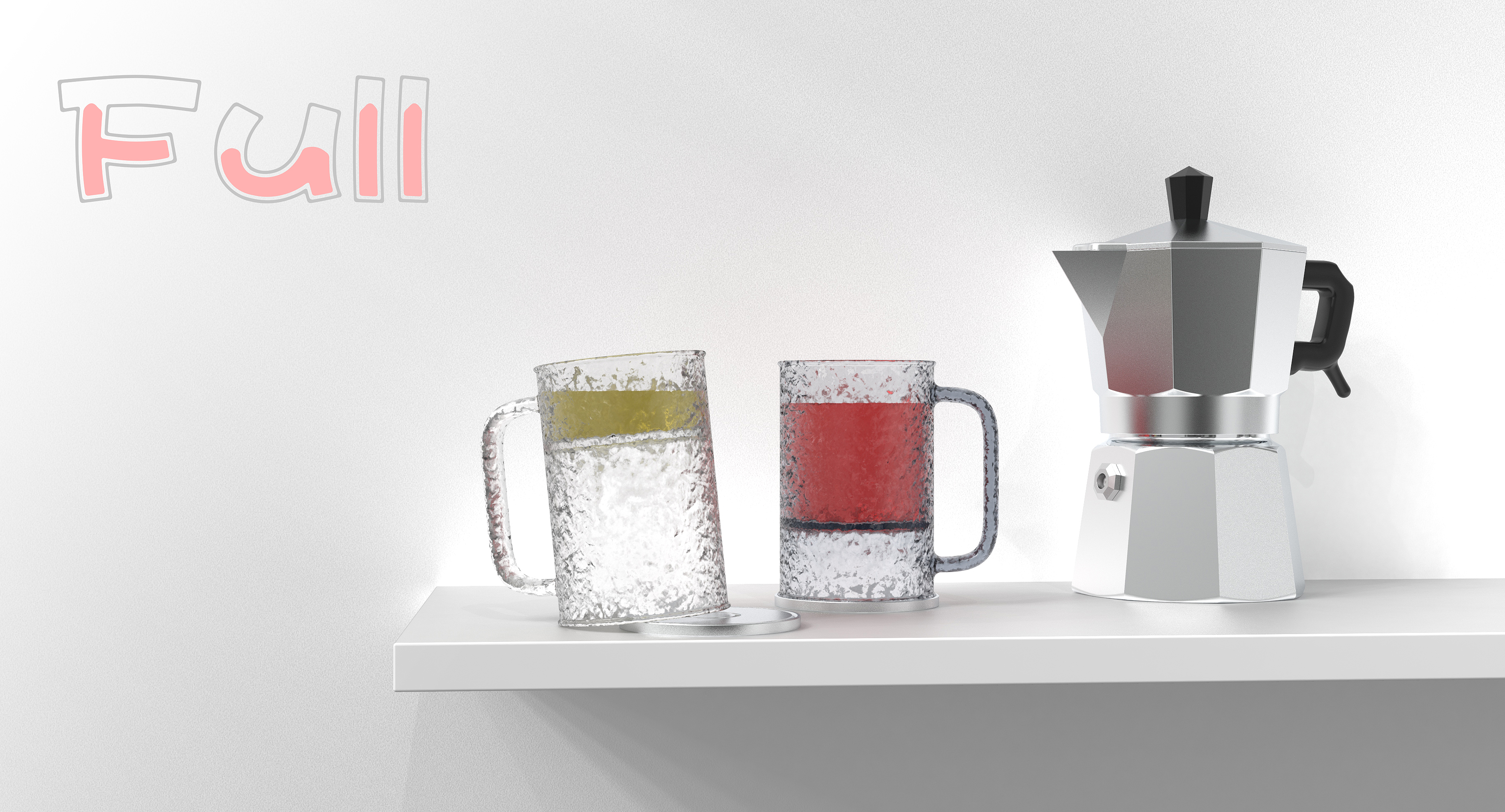 Water cup，flower receptacle，