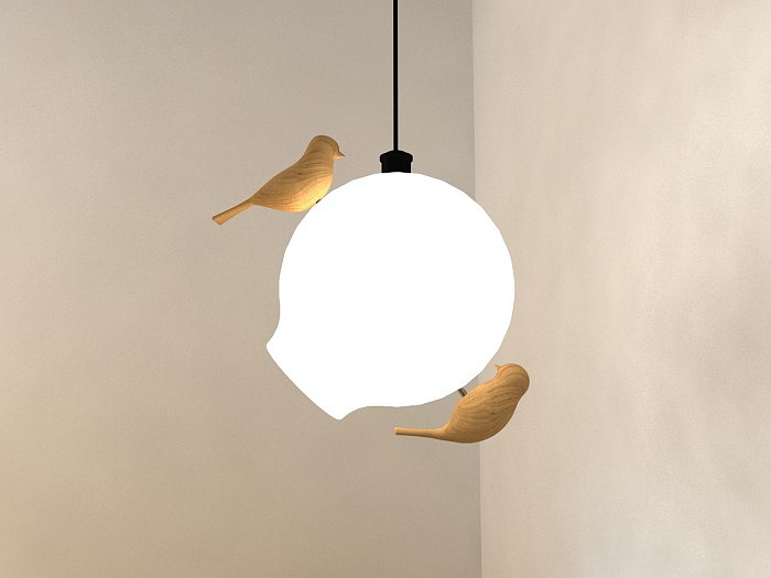 Lamp design，furniture design ，Interesting，Bird，