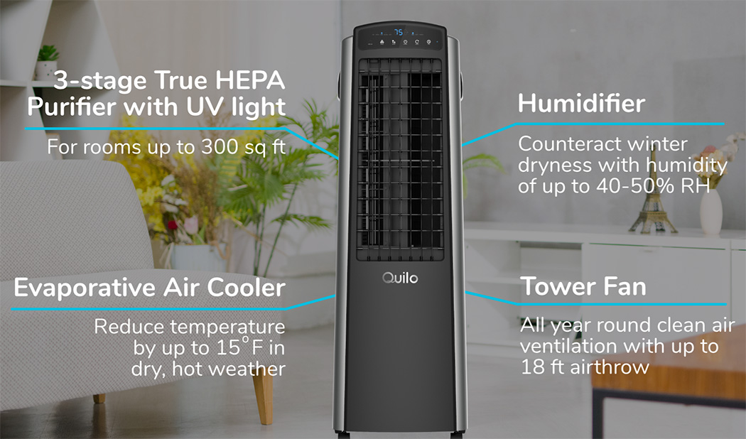 Kilo Aviance，air cleaner，4-in-1 air conditioner，cooler，Humidifier and fan，