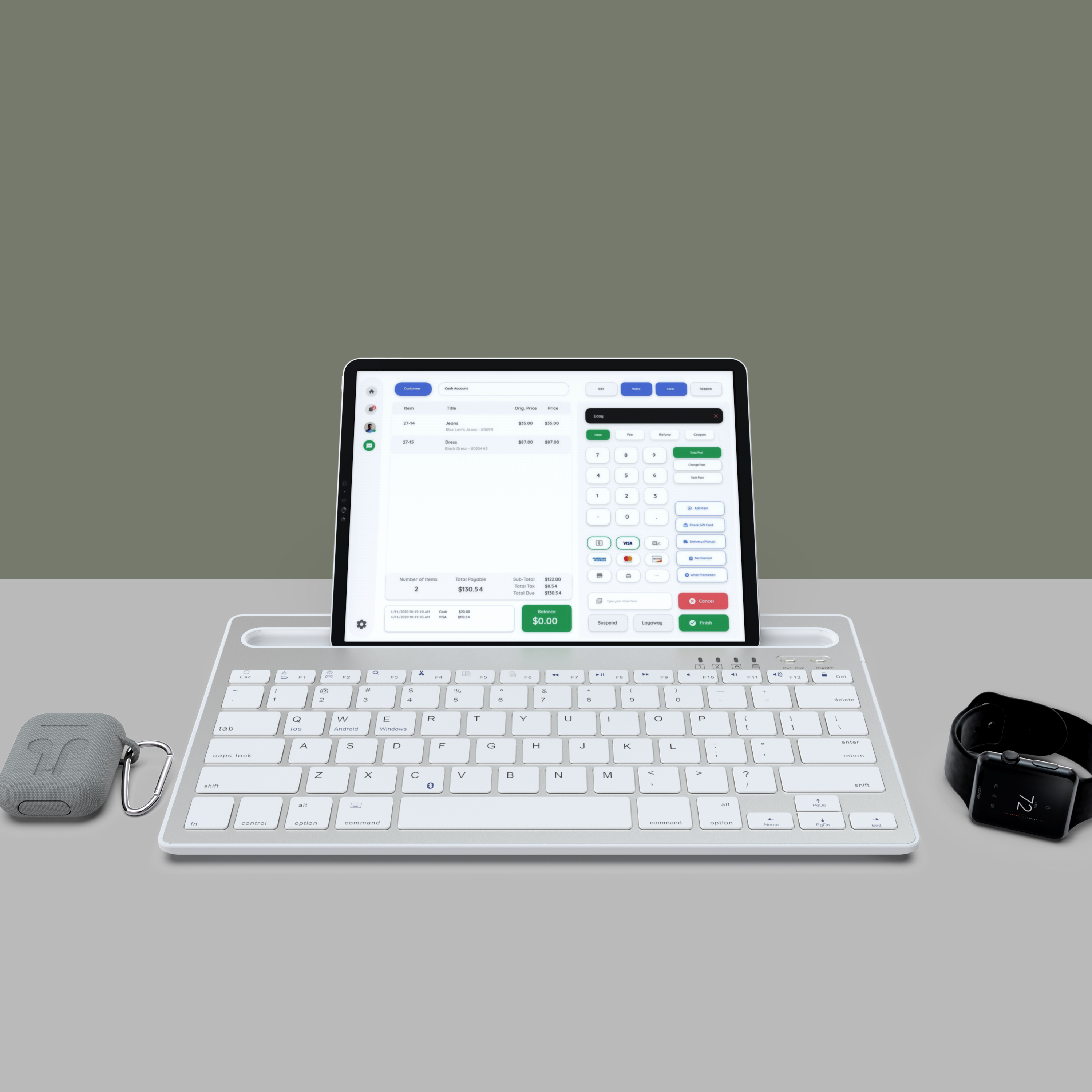 Render，Grooved keyboard，keyshot，Xiaobai，