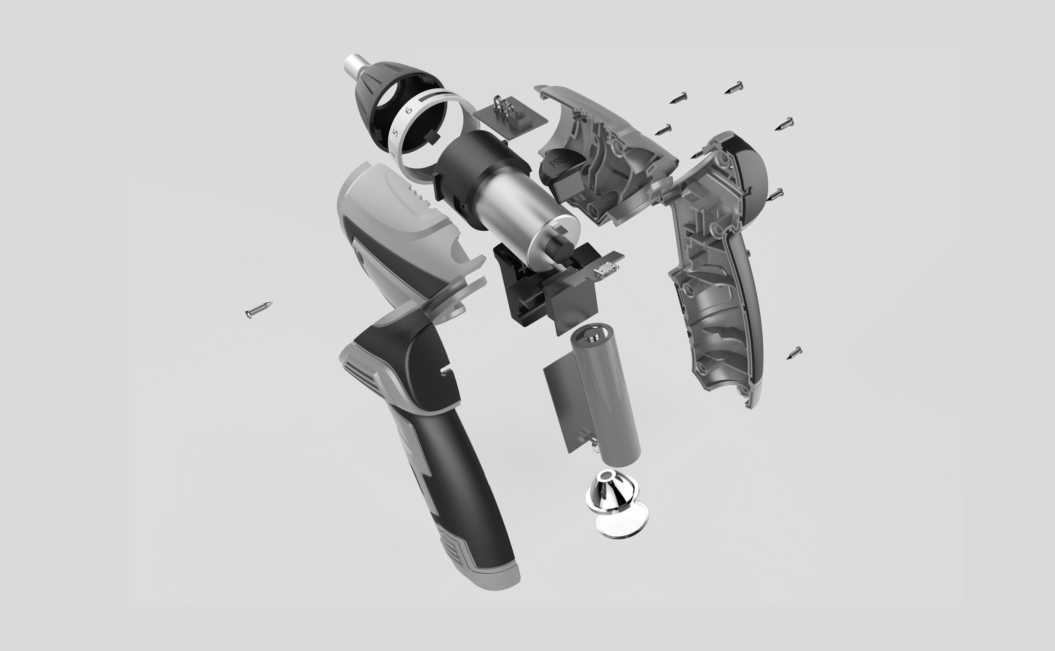 tool，major，Electric，Grey design，