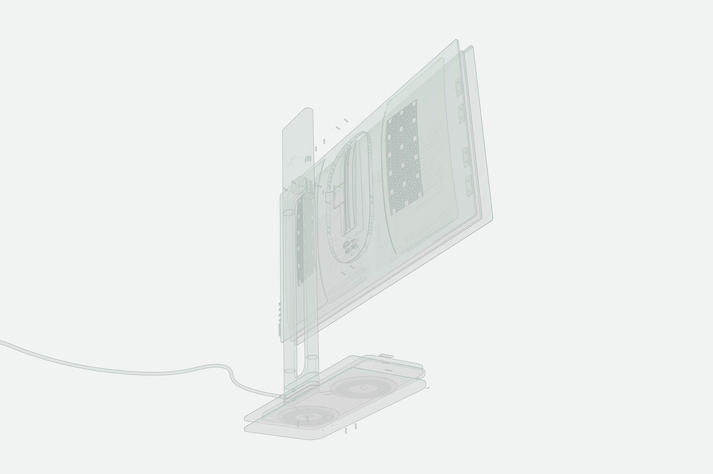 computer，monitor，rotate，Map，