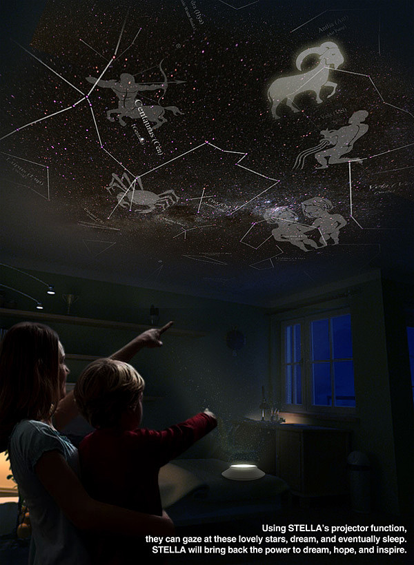 camera，Projector，conceptual design，Digital intelligence，ceiling，children，astronomy，constellation，starry sky，
