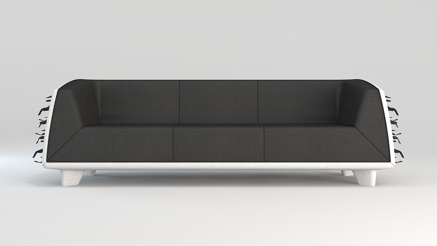 sofa，KUCKER，furniture design ，