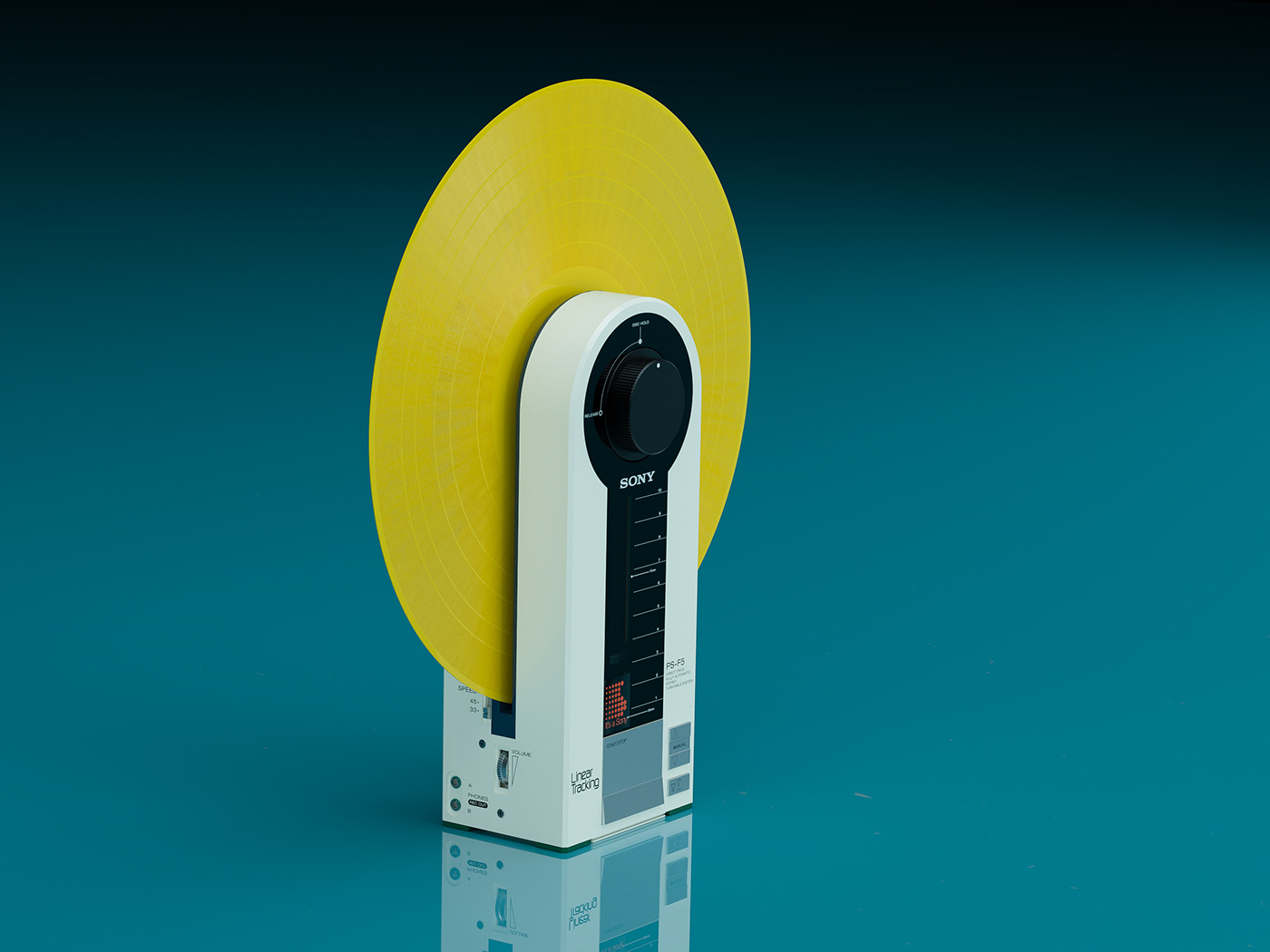 Sony PS-F5，sound design ，white，