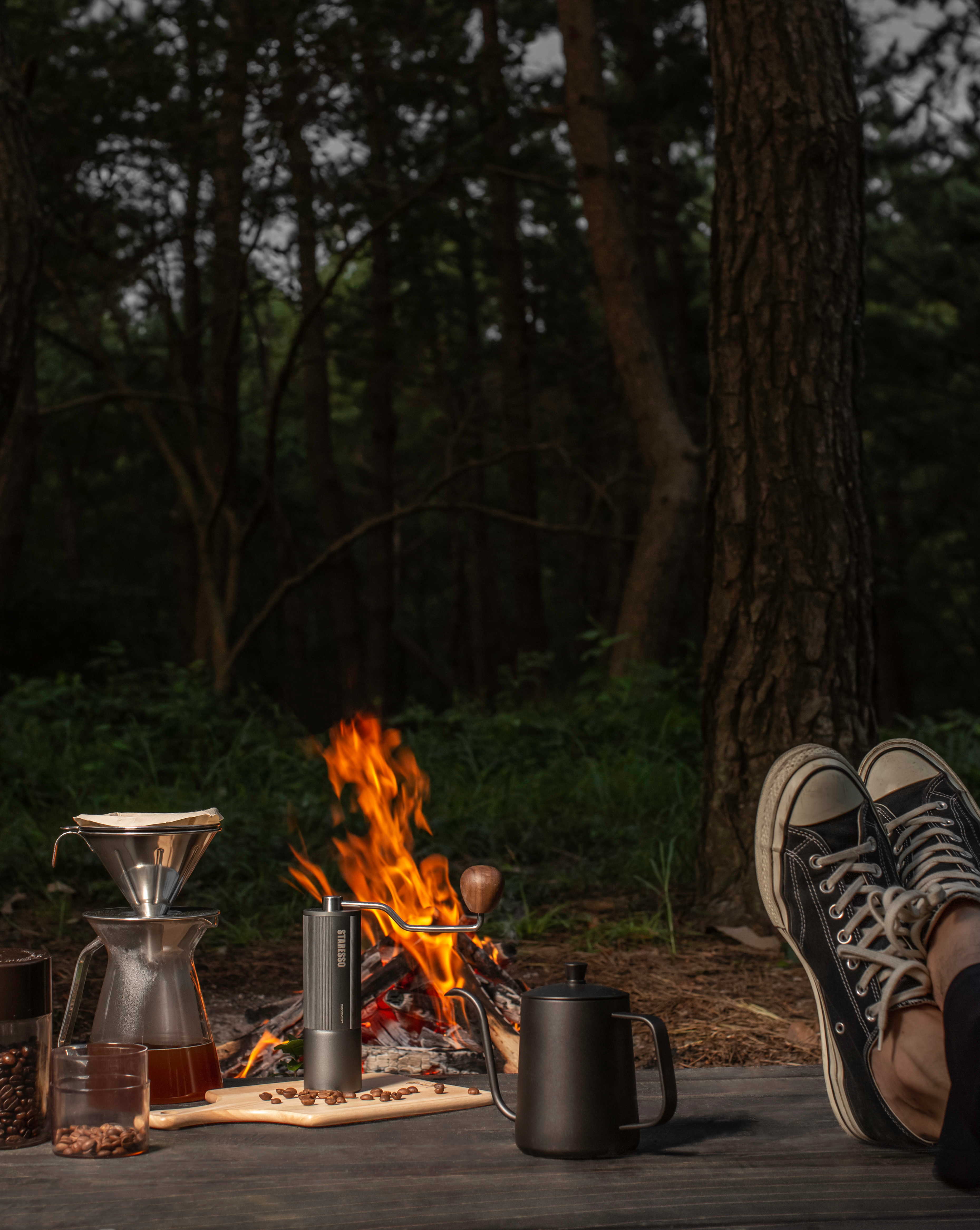 Coffee grinder found by hand，
