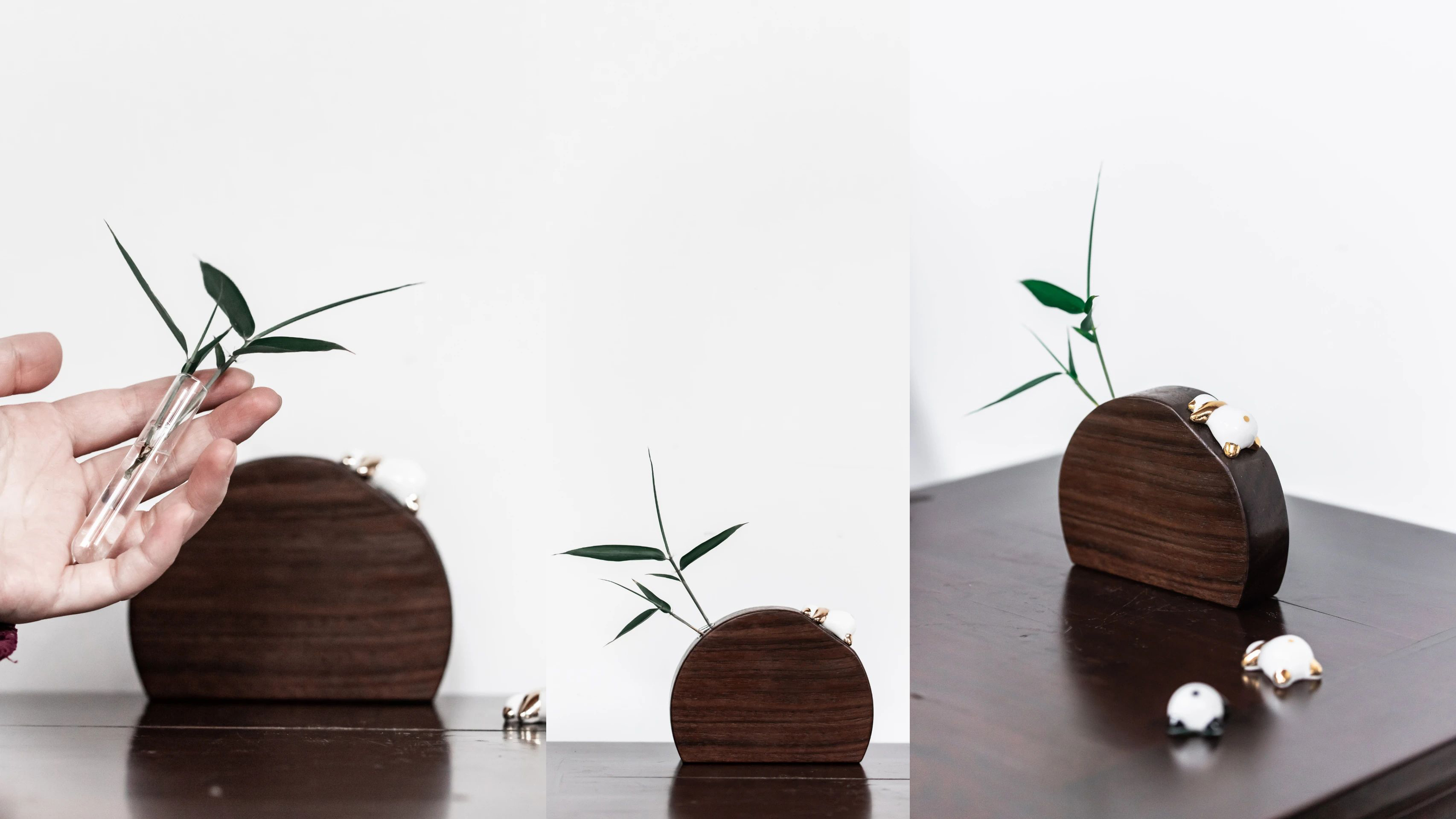 Floral apparatus，Fragrant plug，wooden ，ceramics，panda，