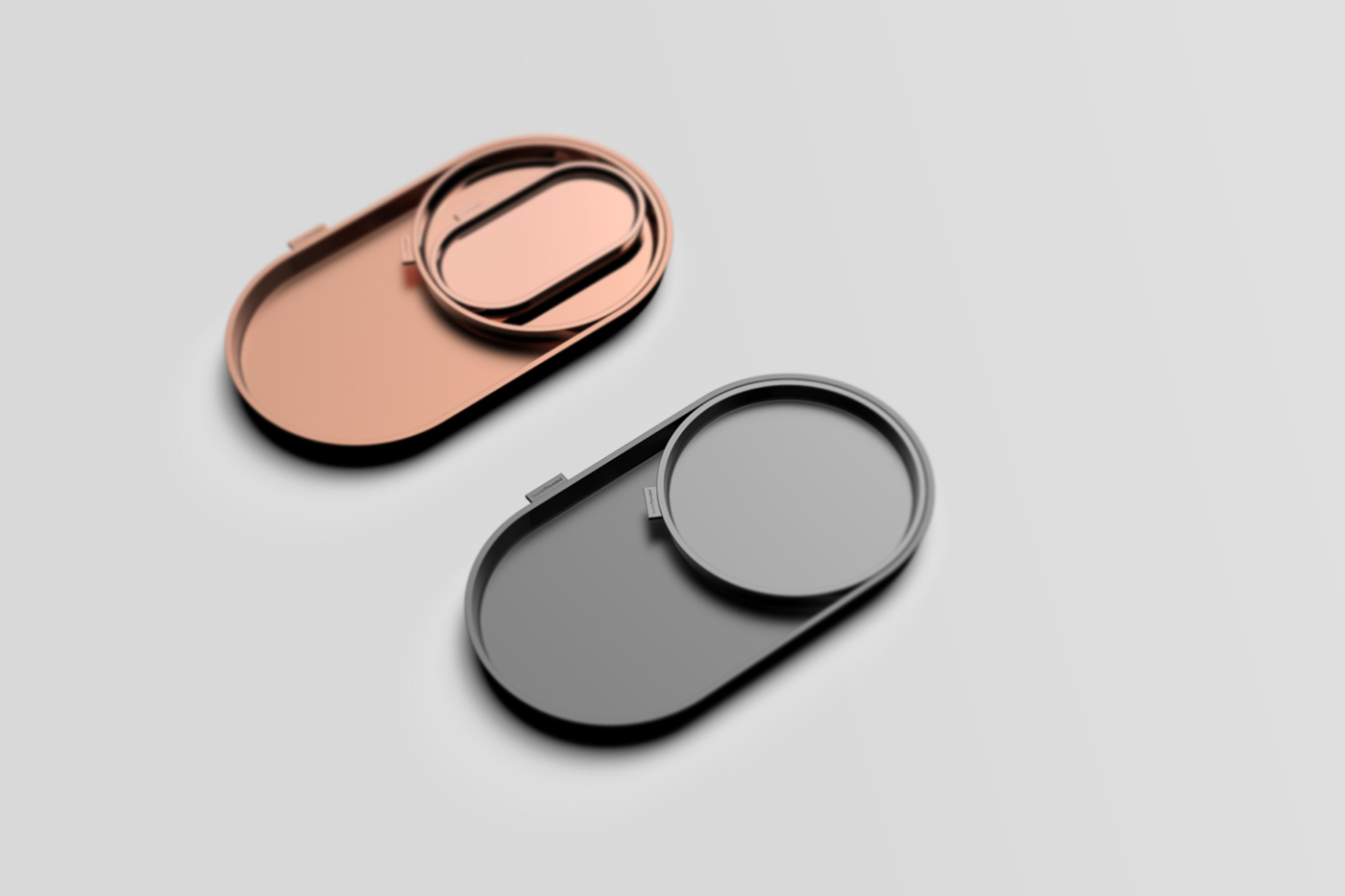 Tray，simple and easy，circular，Can overlap，industrial design，