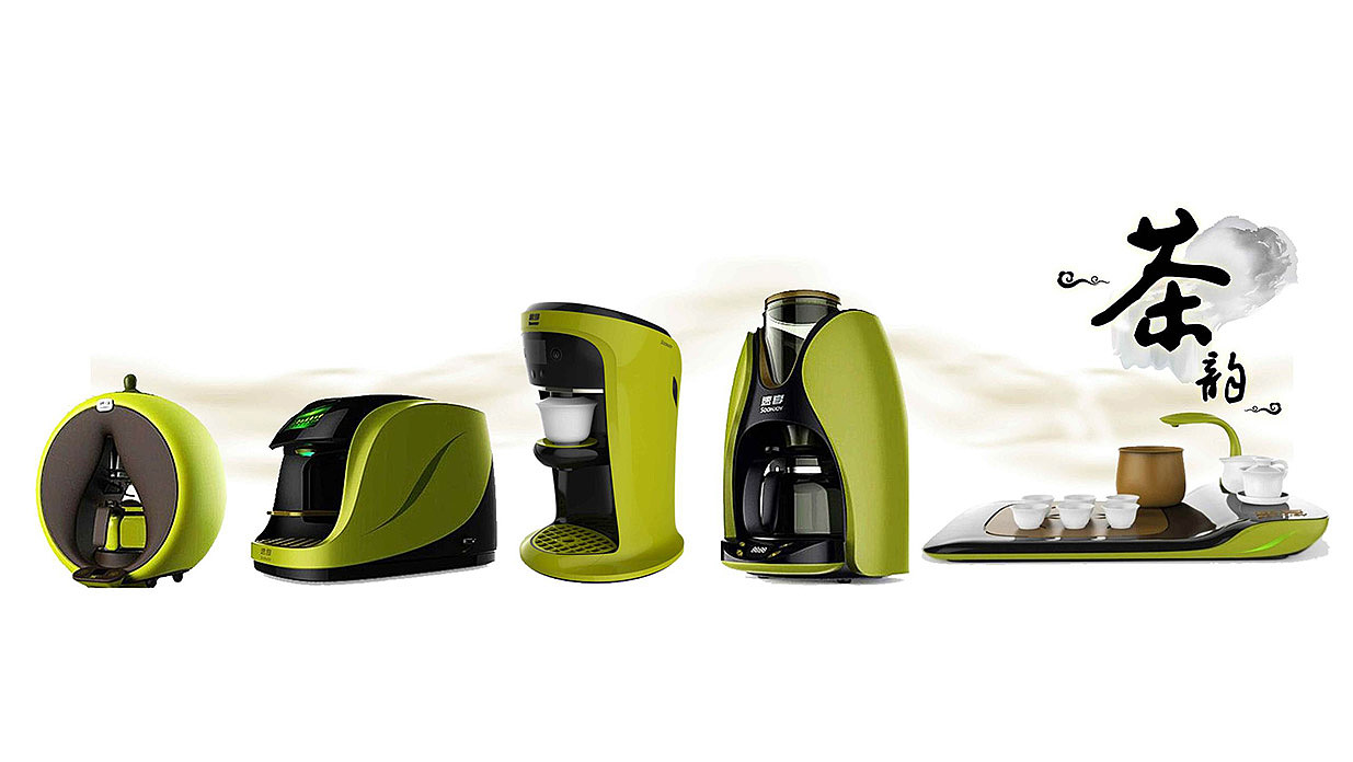 Design of tea making machine，Appearance design，Structural design，