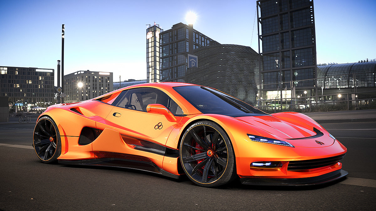 H6 Guest，six × 3 direct drive engine，Net zero emission，Sports car，