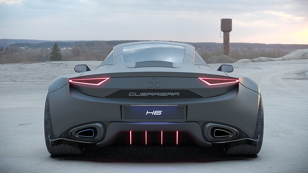 H6 Guest，six × 3 direct drive engine，Net zero emission，Sports car，