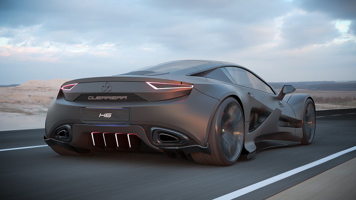 H6 Guest，six × 3 direct drive engine，Net zero emission，Sports car，
