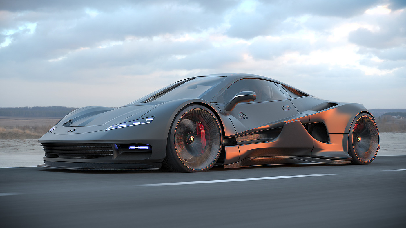 H6 Guest，six × 3 direct drive engine，Net zero emission，Sports car，