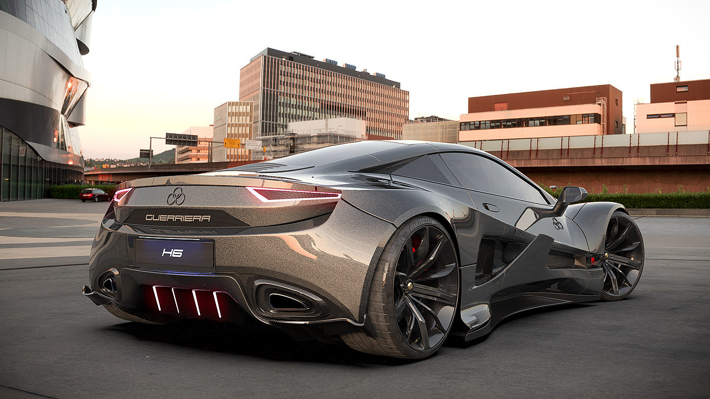 H6 Guest，six × 3 direct drive engine，Net zero emission，Sports car，