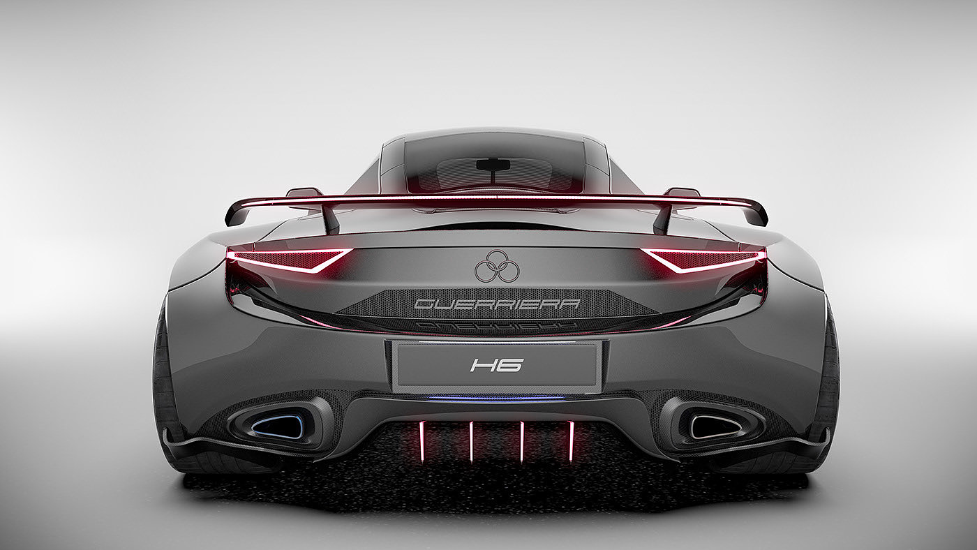 H6 Guest，six × 3 direct drive engine，Net zero emission，Sports car，