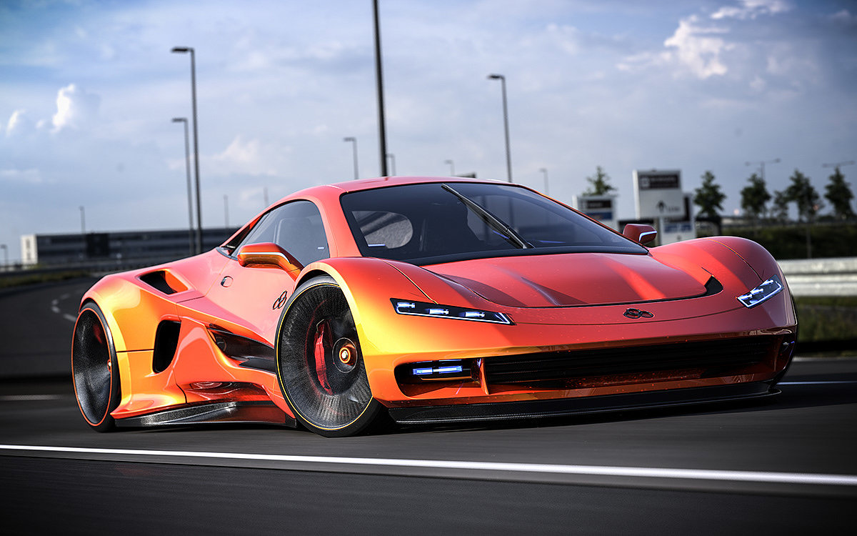 H6 Guest，six × 3 direct drive engine，Net zero emission，Sports car，