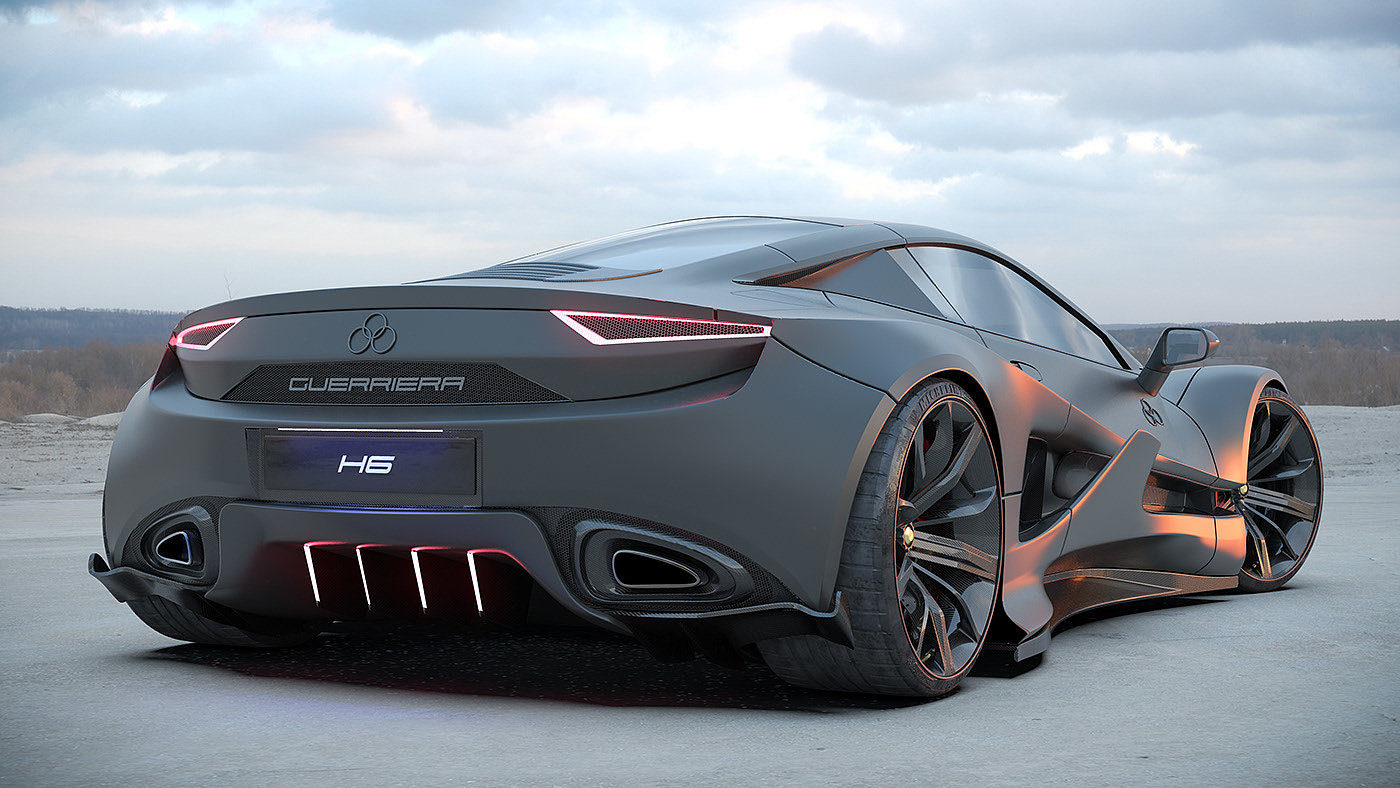H6 Guest，six × 3 direct drive engine，Net zero emission，Sports car，