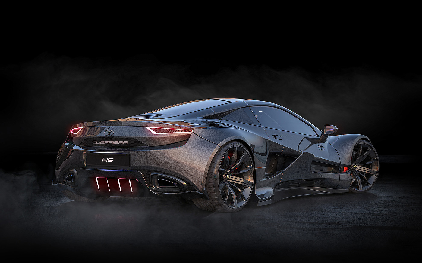 H6 Guest，six × 3 direct drive engine，Net zero emission，Sports car，