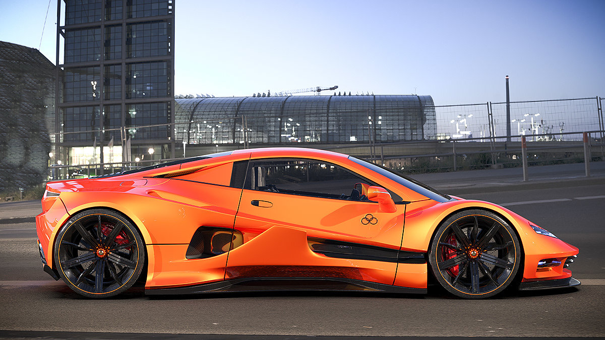 H6 Guest，six × 3 direct drive engine，Net zero emission，Sports car，