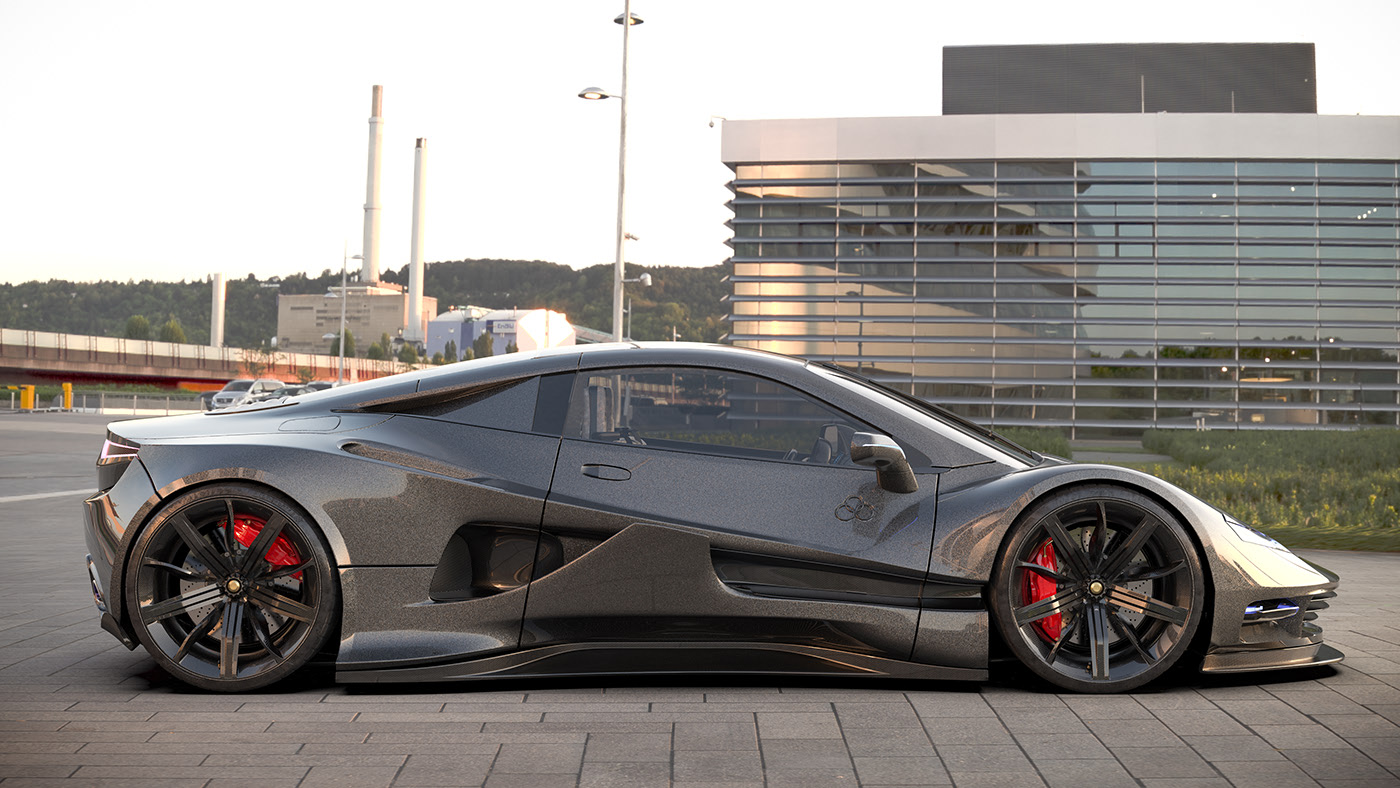 H6 Guest，six × 3 direct drive engine，Net zero emission，Sports car，