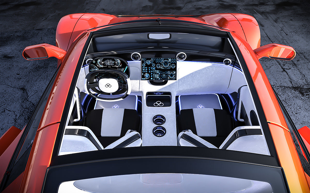 H6 Guest，six × 3 direct drive engine，Net zero emission，Sports car，
